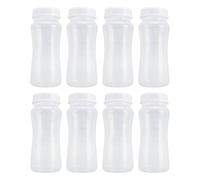 8 Pcs Milk Storage Bottles, Wide Neck Breastmilk Collection Bottles 300ml Leak Proof Reusable with 5cm Neck for NUK Dr. Brown's Electric Breast Pumps