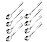 8 Pcs Mini 304 Stainless Steel Tiny Spoons for Spice Jars, Small Size 7.5cm Spice Scoops for Salt, Sugar, Coffee, Powder, Dessert, Caviar, Cute Small Fun Little Scoops Rustproof Dishwasher