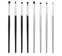 8 Pcs Mini Smudge Brush for Eyeliner Eye Makeup Brush Sets Eyeliner Smudger Tool Eyeshadow Brushes for Powder Gel Cream Professional Beauty Cosmetic Tool