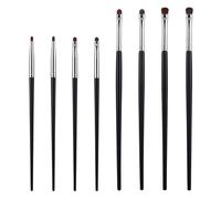 8 PCS Mini Smudge Brush for Eyeliner Small Eyeshadow Brushes EyeLiner Makeup Brush Set Detail Brushes Concealer Brushing Tool for Creasing Eye Makeup Gel Cream Liquid Concealer Highlighter