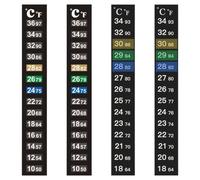 8 Pcs of Aquarium Thermometer,Fish Tank Thermometer，Stick on Strip,Two Temperature Ranges,Simple Operation,Suitable for Home Brewing Fish Tanks and Aquariums