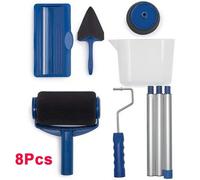 8 Pcs Paint Runner Pro Painting Roller Brush Kit Wall Decoration Tools