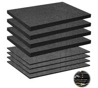 8 PCS Pick and Pluck Foam, 40x30cm Polyurethane Pick Apart Foam Insert for Tool Box, Game Box, Model, Measuring Instrument, and Drone Protection（4PCS 40 x 30 x 2.5cm+4PCS 40 x 30 x 1cm)