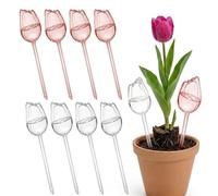 8 Pcs Plant Watering Devices, Spikes Automatic Plant Waterer, Indoor Outdoor, Vacation Care, Continuous Hydration System, Plants Drip Feeders for Home Garden