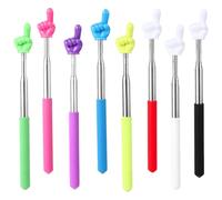8 Pcs Pointer Finger Stick, Hand Finger Pointer Stick for Classroom Extra Long, Presentation Extendable Pointer Finger Hands for Reading, Teacher Essentials for Classroom Kindergarten School Supplies