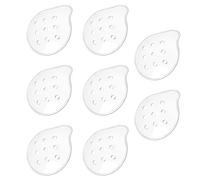 8 Pcs Post-Cataract Eye Shields - Transparent Ventilated Protective Patches with 9 Holes - Plastic Covers for Surgery Recovery & Eye Care