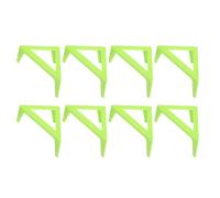 8 Pcs Pouring Paintings Canvas Stands, Plastic Mini Canvas Feet Risers Drawing Supplies Canvas Pouring Support Stands for Canvas Art Classes Painting (Green)