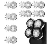 8 PCS Pro Head Shaver Double Ring Blade Compatible with Freebird FlexSeries Pro Electric Head Shaver
