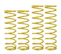 8 pcs RC Shock Springs 2.0mm for Arrma 1/8 Kraton Notorious 6S 1/7 Fireteam Big Rock 6S Upgrade Part Replace of ARA330780 ARA330782,Front 80mm / Rear 90mm Shock Absorbers Spring (Gold+Colorful)