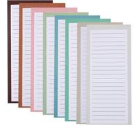 8 Pcs Refrigerator Magnetic NotepadsMagnet Pad Full Magnet Back to-Do-List Notepads Magnetic Note Pads Lists Grocery Shopping to-Do List for Shopping Fridge Kitchen Grocery