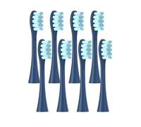 8 Pcs Replacement Brush Heads，Compatible for Oclean X PRO Elite/Flow/F1/One/X/All Series Electric Toothbrush(8 pcs Blue)