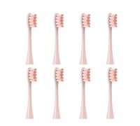 8 PCS Replacement Brush Heads ，Compatible for Oclean X PRO Z1 F1 One Air 2 SE Flow(8pcs Pink)
