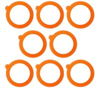 8 Pcs Replacement Silicone Seals for Kilner Jars, Airtight Seals for Food Storage, Reusable, Leakproof, Durable Kitchen Accessories