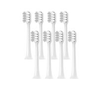 8 PCS Replacement Toothbrushes Head ForCompatible for XIAOMI MIJIA T200 White Deep Cleaning Electric Toothbrush Nozzles Soft Bristle