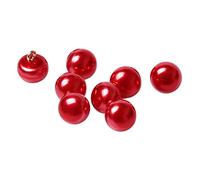 8 Pcs Resin Pearl Buttons Exquisite Mushroom Buttons Knitted Coat Sew on Buttons DIY Crafts Accessories for Women 10mm Red 10mm
