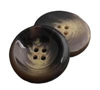 8 Pcs Resin Round Four-Hole Buttons for Clothing, Crafts, DIY Decor, Sewing Accessories 15-34mm, Color 4, 25mm