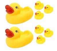 8 PCS Rubber Duck, Bath Ducks for Toddlers, Floating Bathtub Toys for Sensory Play, Rubber Ducks Multipack, Water Play Toys for Babies 6 Months and Up