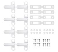 8 PCS Sash Jammers for UPVC Doors, Durable Window Security Locks with 16 Screws for Wooden and UPVC Windows