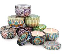 8 PCS Scented Natural Soy Wax Candle Gift Set Aromatherapy Vegan Friendly