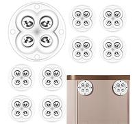 8 PCS Self Adhesive Mini Caster Wheels 360° Rotation, Mini Appliance Wheels Stick On, Peel and Stick Swivel Casters Wheels for Kitchen Appliance Small Furniture Trash Can Storage Box Coffee Maker