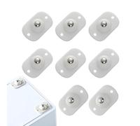 8 Pcs Self Adhesive Mini Caster Wheels 360° Swivel Small Appliance Rollers for Kitchen, Storage Boxes, Trash Cans, Furniture - Easy Install, Smooth, Quiet