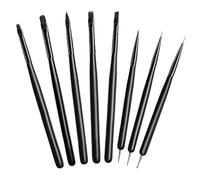 8 Pcs/Set Nails Art Liner Brushes Set Nails Brushes Manicure Drawing Brush Practical Nails Art Kits For Woman