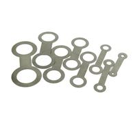 8 Pcs/set Stainless Steel Saxophone Pads Removable Manual Professional Soprano Sax Repair Kit Musical Instrument Hardware