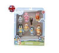 (8 pcs/set(With box)) 8 pcs/set Bluey's Family&Friends Action Figure