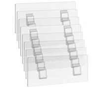 8 Pcs Shower Rack Adhesive Hook, Adhesive Shower Caddy Hook, Shower Caddy Adhesive, Clear Shower Caddy Adhesive Replacement for Replacement No Drilling Wall Hooks Sticky Pads Shower Shelf Adhesive for