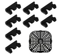 8 PCS Silicone Air Fryer Rubber Feet Anti-slip Protective Bumpers Durable Replacement Parts for Instant Vortex Plus Air Fryers Kitchen Gadgets