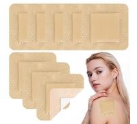 8 Pcs Silicone Foam Dressing,7.5x7.5 cm Waterproof Dressings for Wounds Comfortable and Breathable,Suitable for Most Wounds