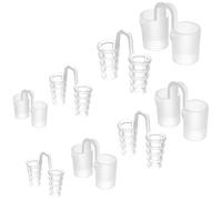 8 PCS Silicone Nose Vents, Nasal Breathers Anti Snoring Clips Nasal Dilators Breathing Nose Relief Nasal Dilator Snore Stopper Nose Vents Snoring Aids Nose Vents Anti Snore Devices