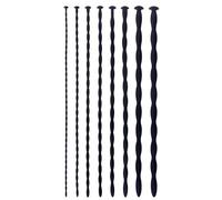 8 Pcs Silicone Urethral Plug Sex Toy Sound Device Trainer Sex Toy Male Urethral Stimulation Solid Penis Plug Men's Urethral Toy Urethral Trainer Kit (Smooth Style)