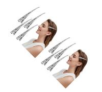 8 Pcs Silver Hollow Floral Alligator Hair Clip for Thick Vintage | Nickel Plated Metal, High Tension Spring, Secure Hold for Everyday Hairstyles, Salon Use, and Makeup Artists