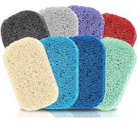 8 Pcs Soap Saver Pads, Soap Holder Pads for Bathroom, Non Slip Soap Dishes, Self Draining Pads for Soap Lift Dish(8 Colours)