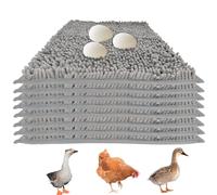 8 pcs Soft Chicken Nesting Pads for Laying Eggs Chenille Velvet Nesting Pads for Chicken Coop Warm Nesting Box Pads 30 x 50CM