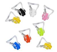 8 PCS Soft Silicone Swimming Nose Clips - Secure Fit for Water Sports