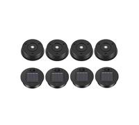 8 Pcs Solar Lights Replacement Top Solar Lantern Parts LED Solar Panel Lantern Lid Lights for Outdoor Hanging Decor