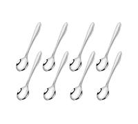 8 Pcs Spice Spoons for Jars Tiny Stainless Steel Spoons for Spice Jars, Mini Size 7.5 cm, Cute Small Scoops for Salt and Spices