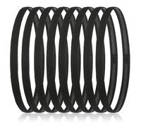 8 PCS Sports Headband, Sweat Bands Non-Slip Elastic Head Bands, Sports Headband for Running Cycling Workout Exercise Yoga