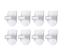 8 PCS Spray Bottle Holder, Wall Mount Spray Bottle Hanger with Strong Adhesive, Space Saving ABS Organizer for Home Cabinets and Kitchens