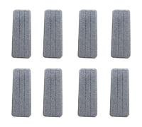 8 Pcs Spray Mop Heads Replacement Mop Pads, Wet & Dry Microfibre Floor Mops for Hardwood, Home, Office, Hardwood, Marble, Tiles(32 x 12cm)
