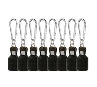 8 PCS Squid Jig Bait Protector Fishing Shrimp Hook Cover Cap Portable Jig Cover with Carabiner Fishing Tool Jig Bait