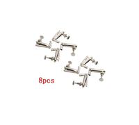 8 PCS String Adjuster Sliver Copper Fine Tuner for 3/4-4/4 Violin