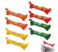 8 Pcs String Line Level Post, 2.95inch Small Bubble Level with Shockproof Frame, High Accuracy Vial for Carpentry, Masonry, Plumbing, Construction, DIY, and Engineering Tools