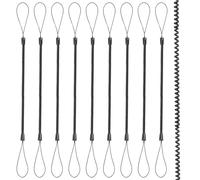 8 Pcs Stylus Pen Lanyard Elastic Spring Rope for Touch Pens | Plastic Build, Compact and Portable, Keeps Hand-held Pens within Reach, Prevents Loss and Adds Convenience