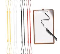 8 Pcs Stylus Tether Elastic Pen Lanyard Anti-lose Tablet Pens Plastic Elastic Tether Lanyard Strap Pens Coil Spring Straps Leash Stylus Lanyard Cord for Tethering Touch Pens to Touchscreen