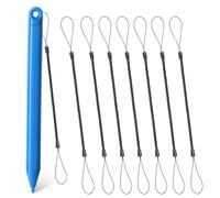 8 Pcs Stylus Tether Spring Rope Elastic Lanyard for Touch Pen | Plastic Retractable Cord, Lightweight Compact Design, Home Office Use, Keeps Hand-held Pen within Reach