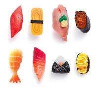 8 PCS Sushi Refrigerator Magnets, Cute Simulation Sushi Refrigerator Magnets, Japan Tourist Travel City Souvenir Collection Letter Fridge Sticker Whiteboards Magnets