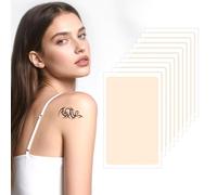 8 Pcs Tattoo Cover Up Patchs - Waterproof & Breathable Skin Concealer for Tattoos/Scars/Bruises, 0.02mm Ultra Thin, Natural Looking (Skin Tone)